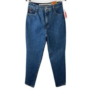 Bongo by Gene Montesano Blue Jeans Denim High-Rise Tapered Leg USA Sz 13 NEW